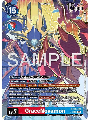 BT25-103 (Alternate Art) GraceNovamon