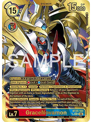 BT25-103 (Rare Pull) GraceNovamon