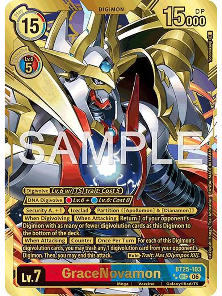 BT25-103 (Rare Pull) GraceNovamon 1
