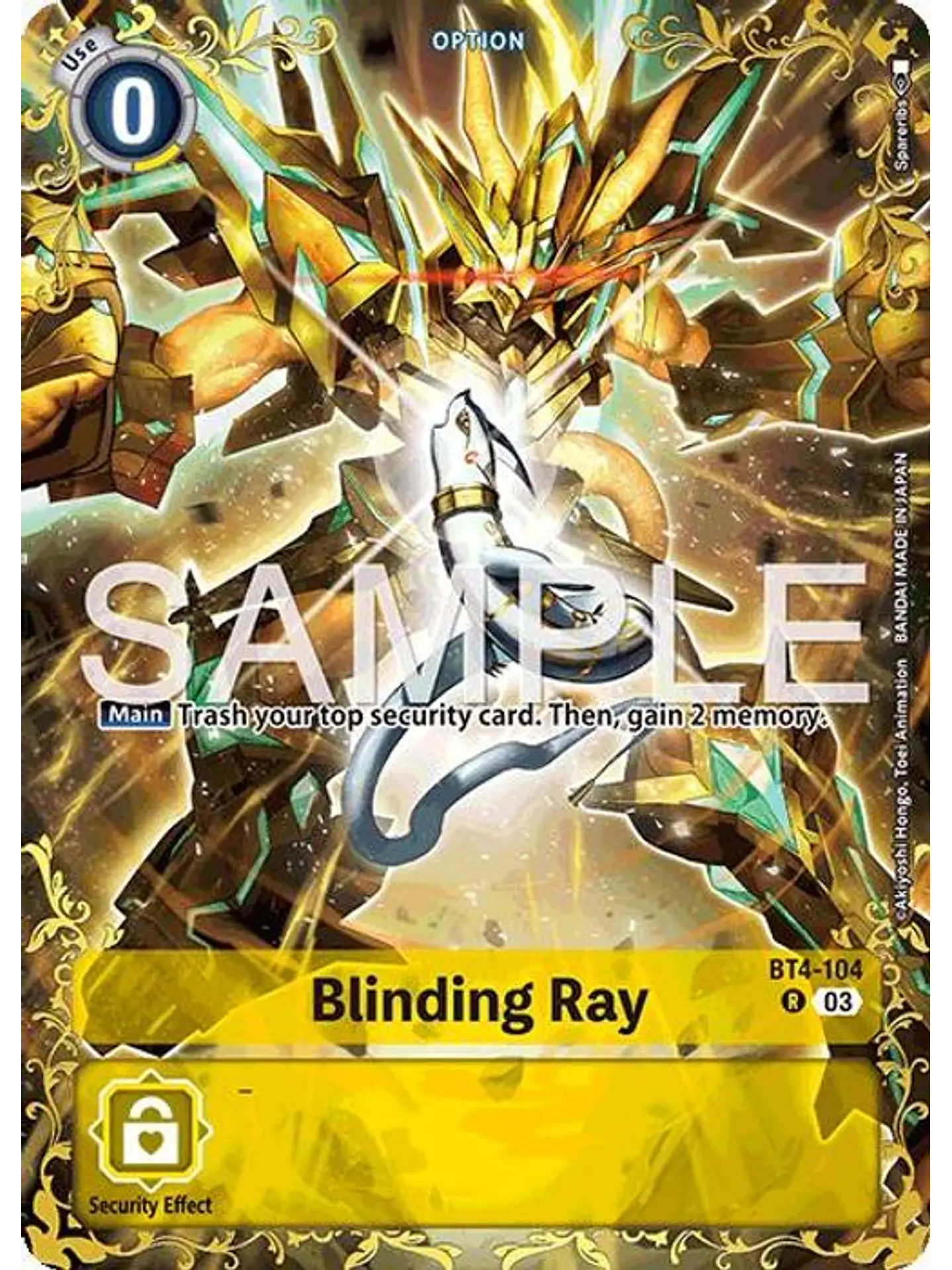 BT4-104 (Rare Pull) Blinding Ray 1