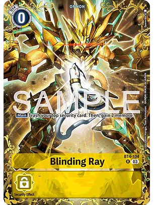 BT4-104 (Rare Pull) Blinding Ray
