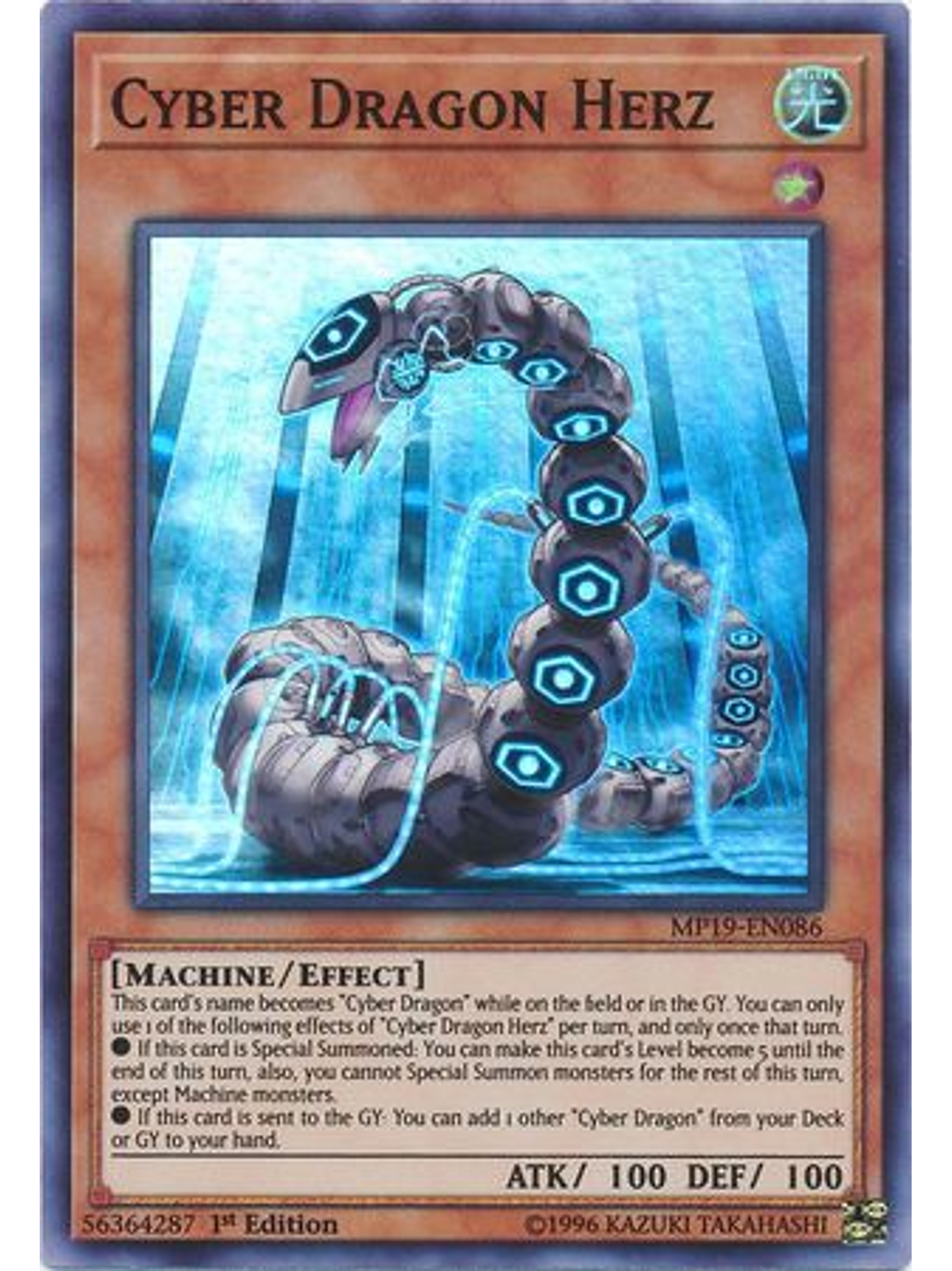 Cyber Dragon Herz - MP19-EN086 - Super Rare 1st Edition 1