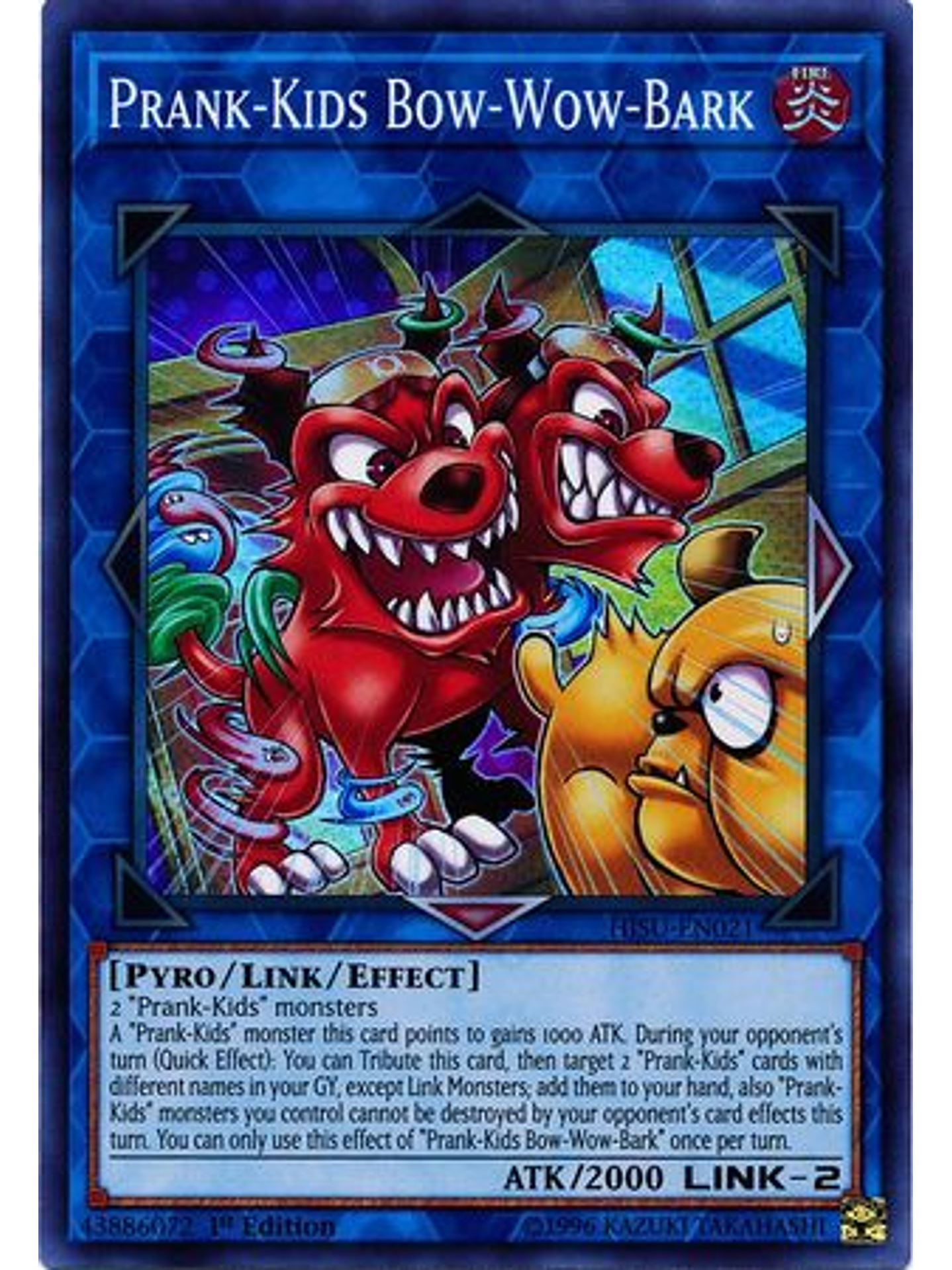 Prank-Kids Bow-Wow-Bark - HISU-EN021 - Super Rare 1st Edition 1