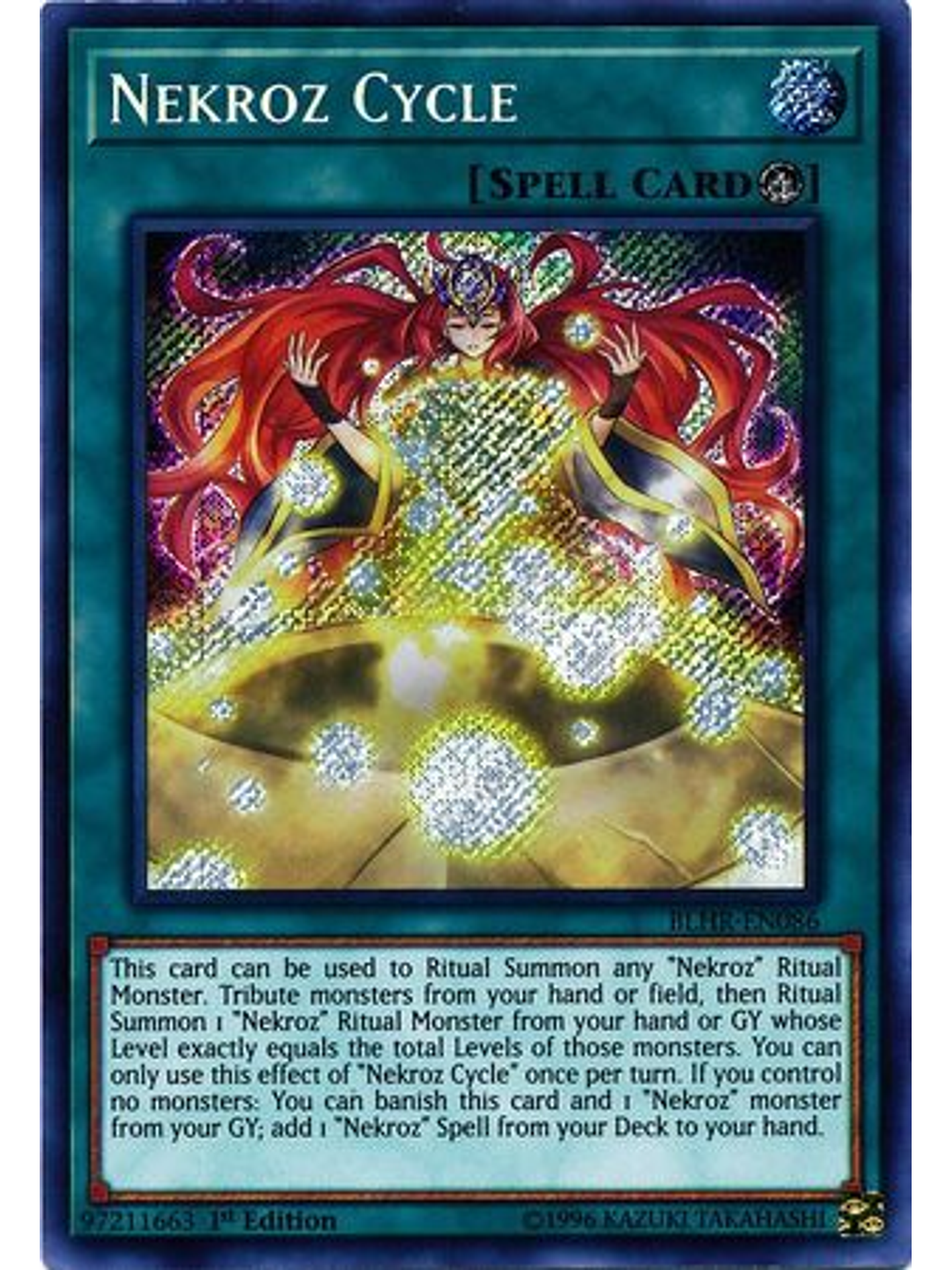 Nekroz Cycle - BLHR-EN086 - Secret Rare 1st Edition 1