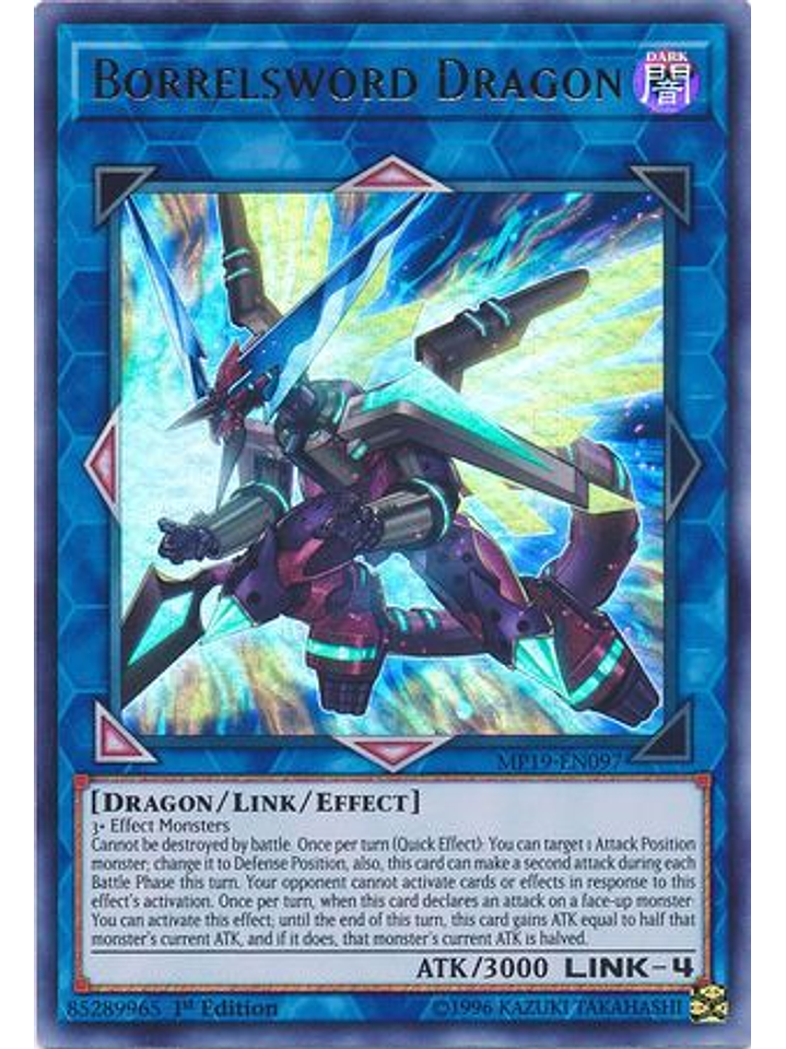 Borrelsword Dragon - MP19-EN097 - Ultra Rare 1st Edition 1