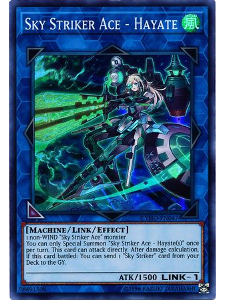 Sky striker Ace - Hayate - CYHO-EN047 - Super Rare Unlimited 1