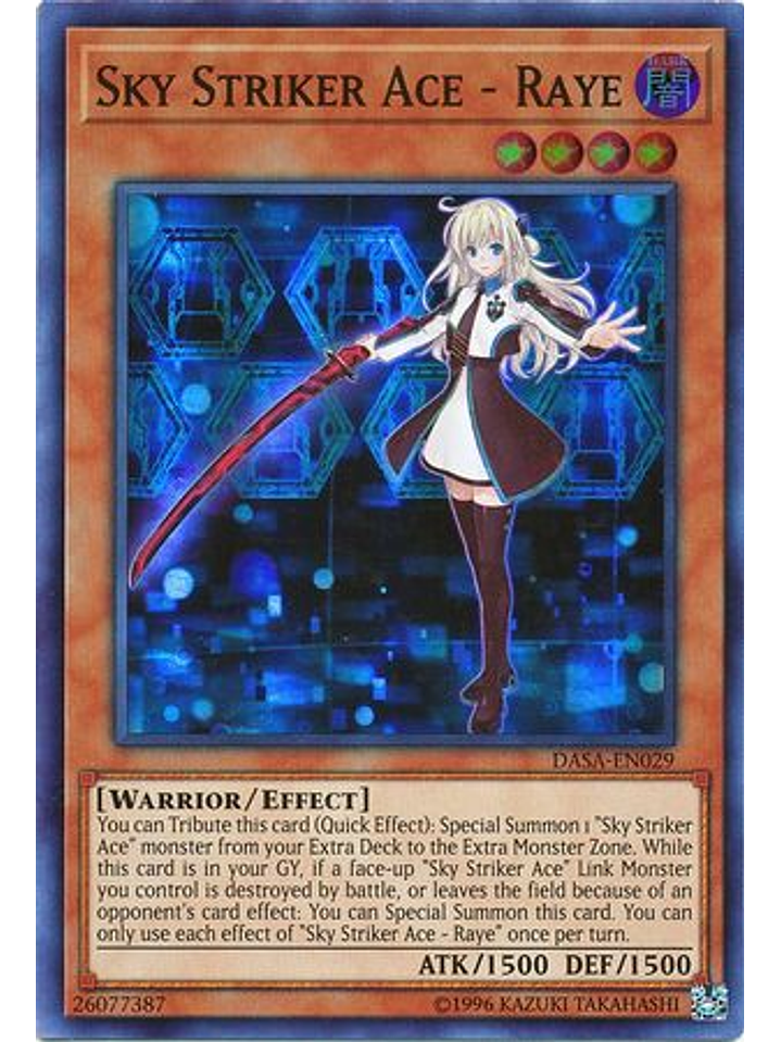 Sky Striker Ace - Raye - DASA-EN029 - Super Rare Unlimited 1
