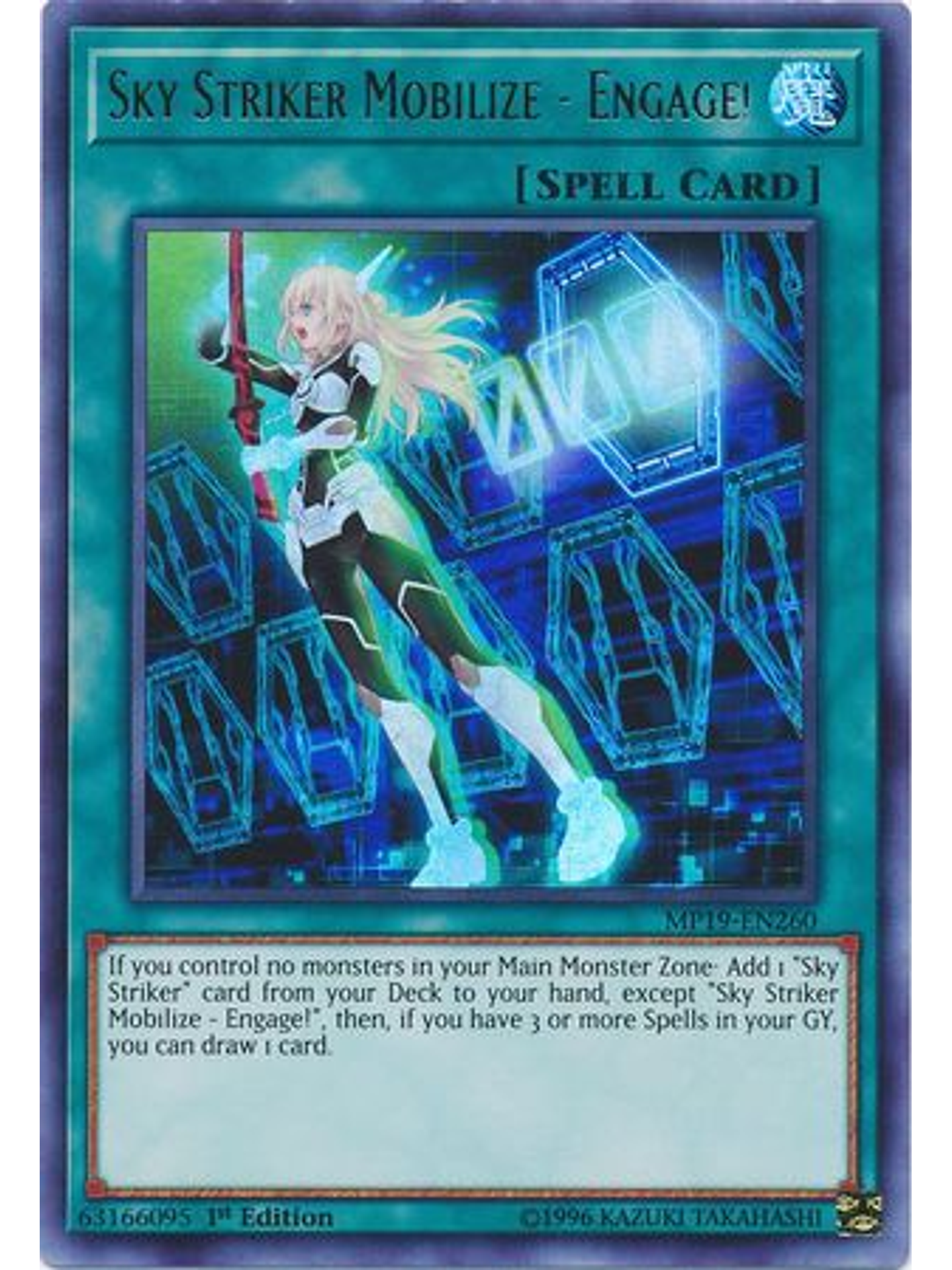 Sky Striker Mobilize - Engage! - MP19-EN260 - Ultra Rare 1st Edition 1