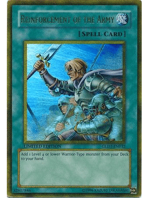 Reinforcement of the Army - GLD1-EN032 - Gold Rare