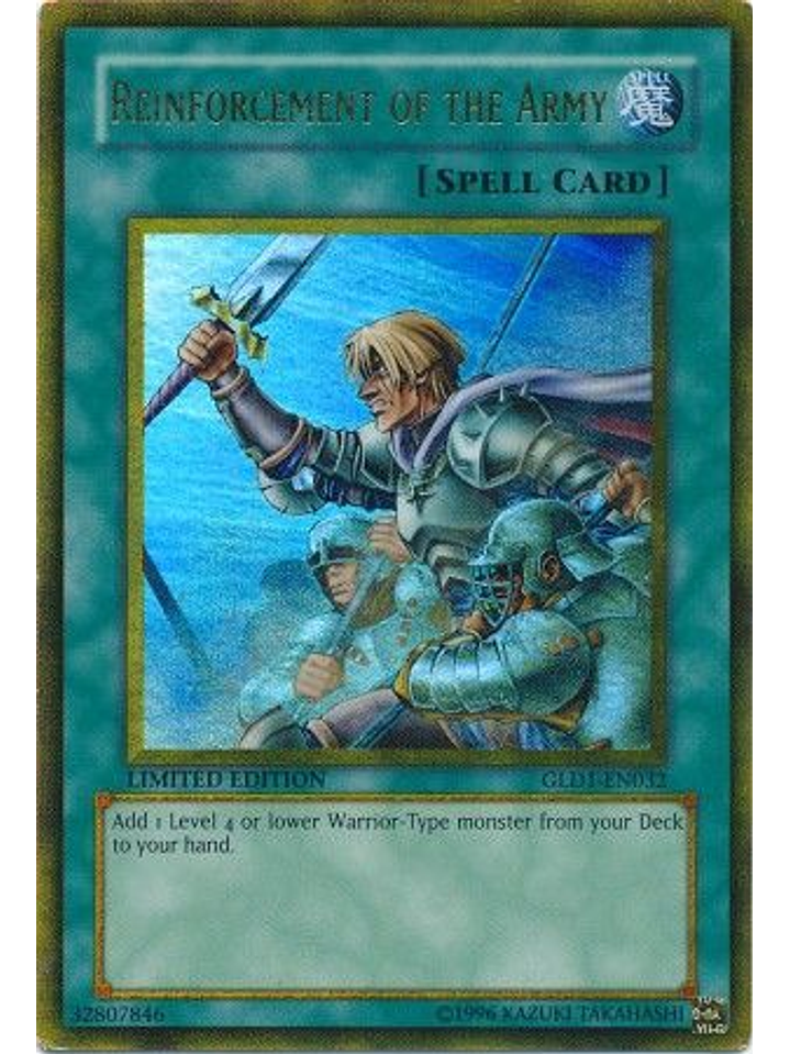 Reinforcement of the Army - GLD1-EN032 - Gold Rare 1