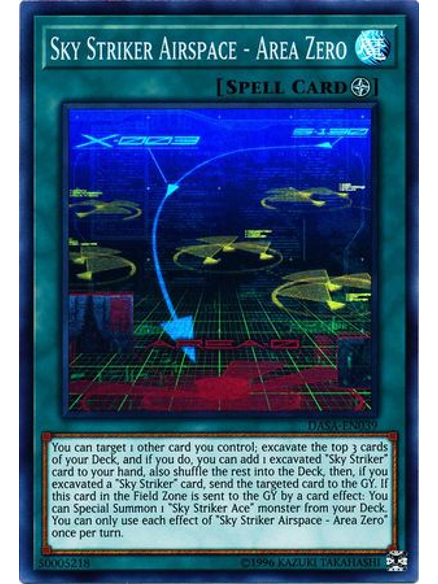 Sky Striker Airspace - Area Zero - DASA-EN039 - Super Rare Unlimited 1