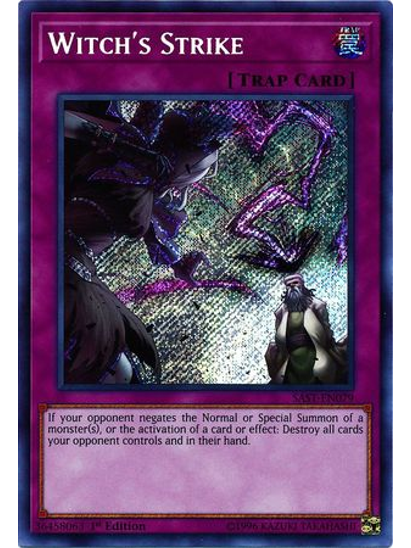 Witch's Strike - SAST-EN079 - Secret Rare 1st Edition 1