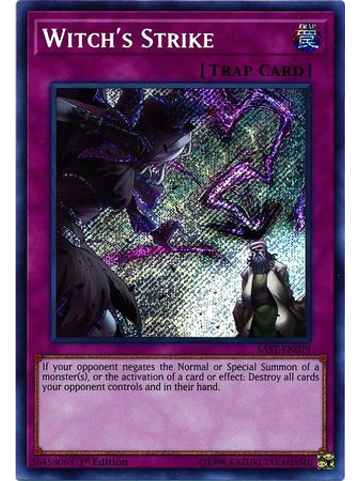 Witch's Strike - SAST-EN079 - Secret Rare 1st Edition 1