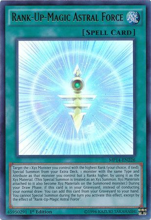 Rank-Up-Magic Astral Force - MP14-EN226 - Ultra Rare 1st Edition