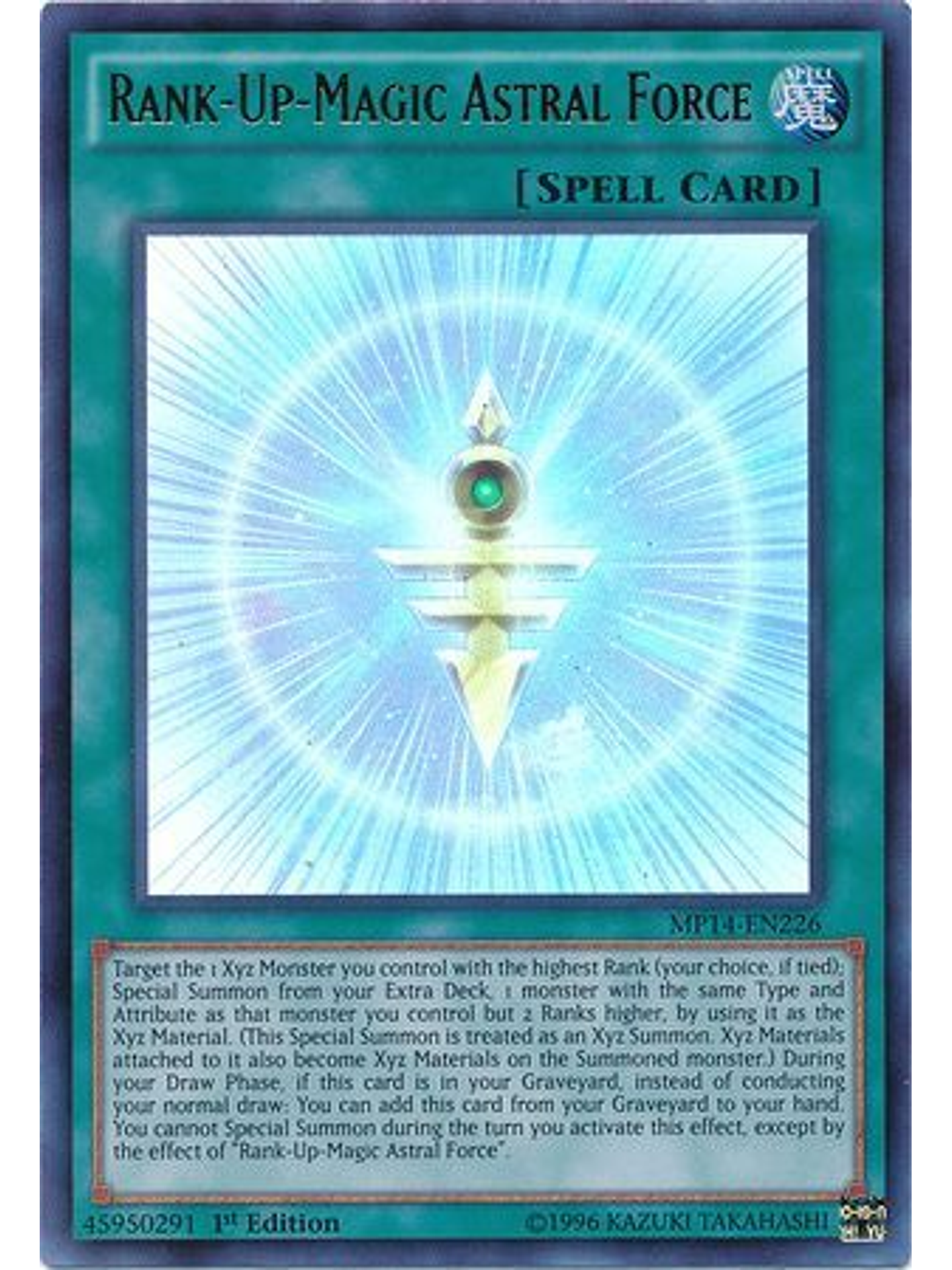 Rank-Up-Magic Astral Force - MP14-EN226 - Ultra Rare 1st Edition 1