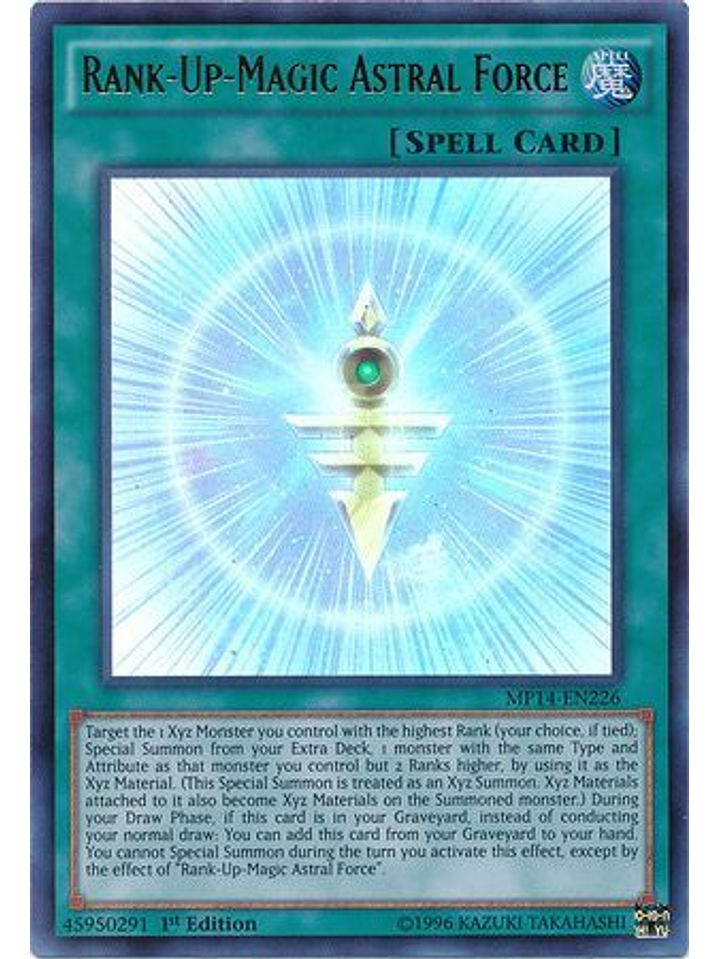 Rank-Up-Magic Astral Force - MP14-EN226 - Ultra Rare 1st Edition 1