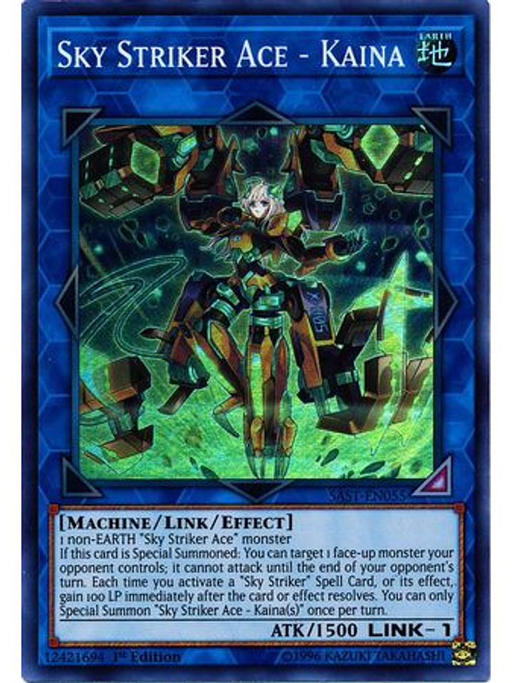 Sky Striker Ace - Kaina - SAST-EN055 - Super Rare 1st Edition 1