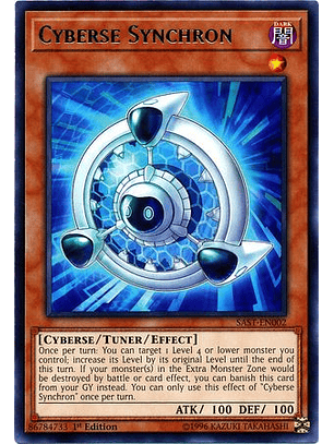 Cyberse Synchron - SAST-EN002 - Rare 1st Edition