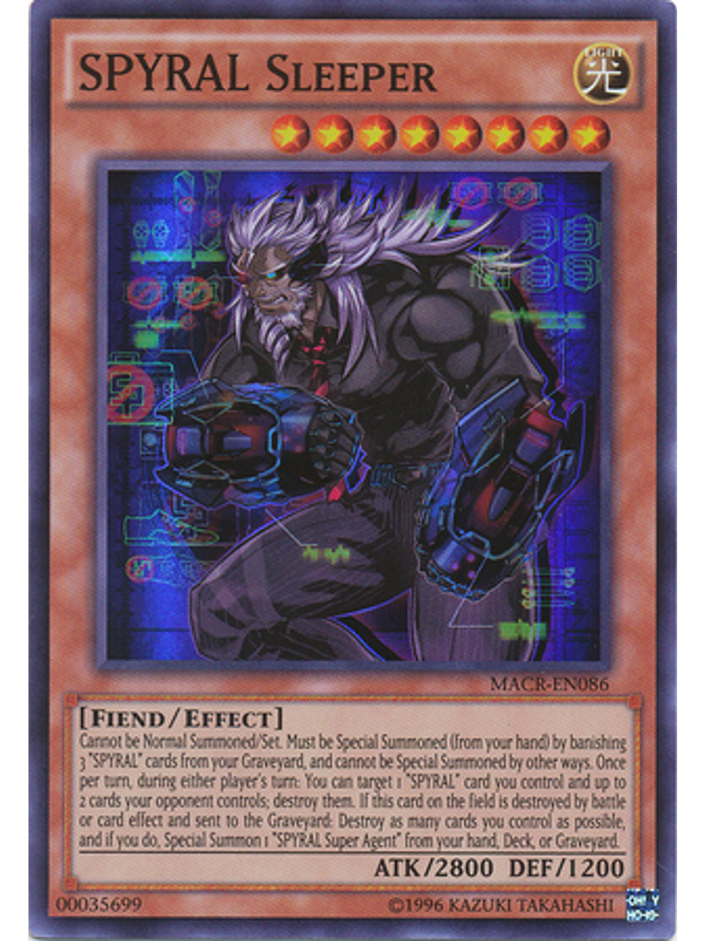 SPYRAL Sleeper - MACR-EN086 - Super Rare Unlimited 1