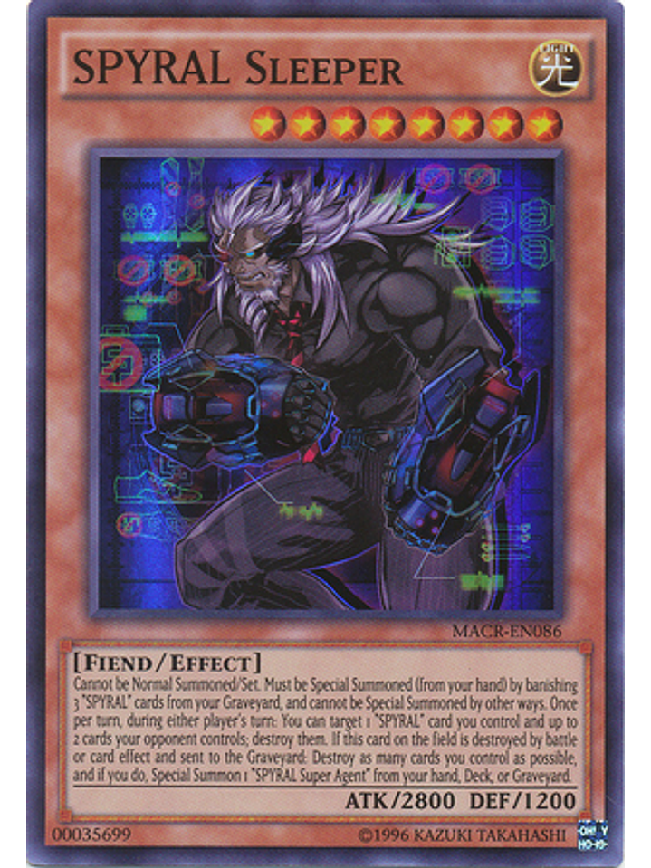 SPYRAL Sleeper - MACR-EN086 - Super Rare Unlimited 1