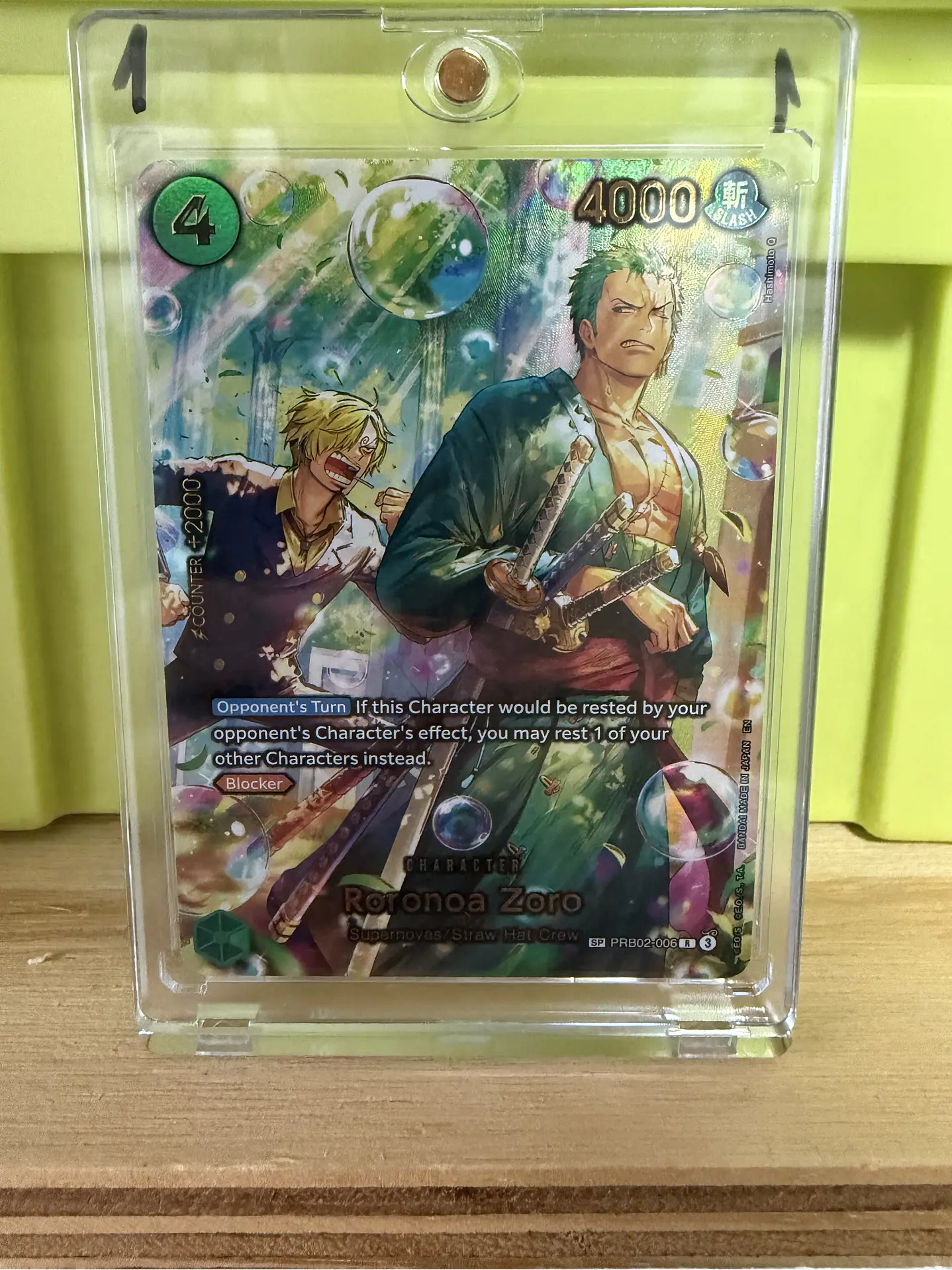 PRB02-006 (Special Rare) Roronoa Zoro (SP) 2