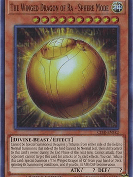 The Winged Dragon of Ra - Sphere Mode - CIBR-ENSE2 - Super Rare Limited