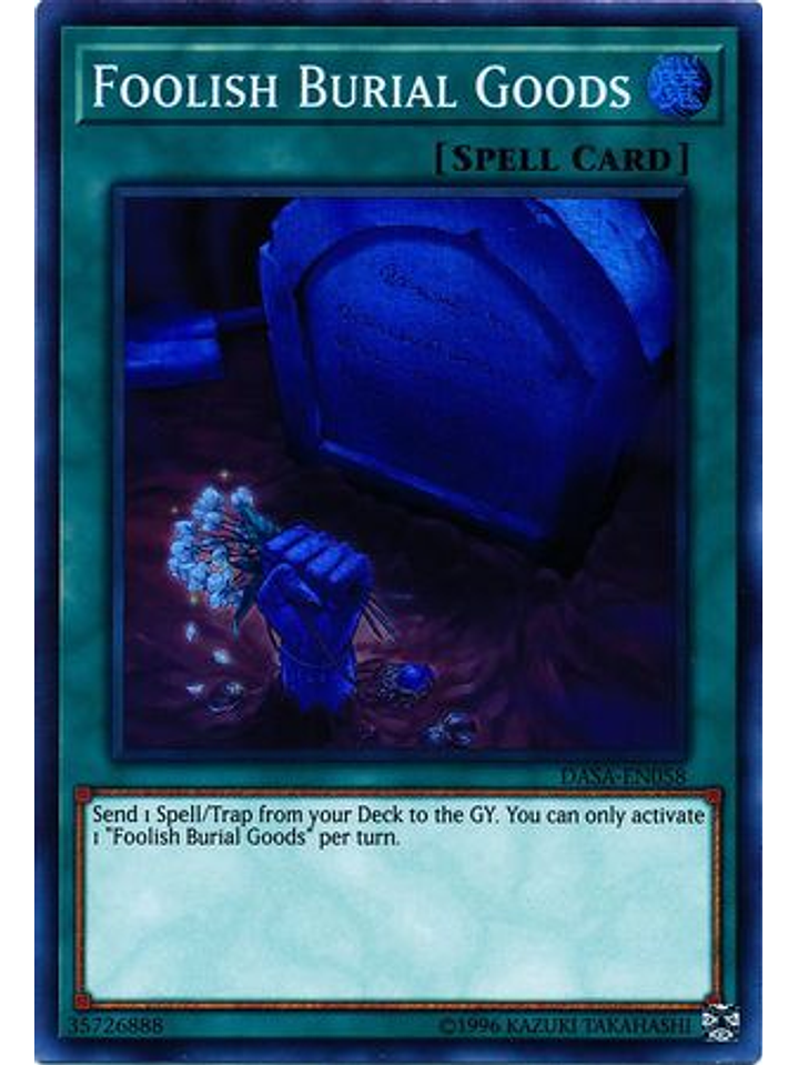 Foolish Burial Goods - DASA-EN058 - Super Rare Unlimited 1