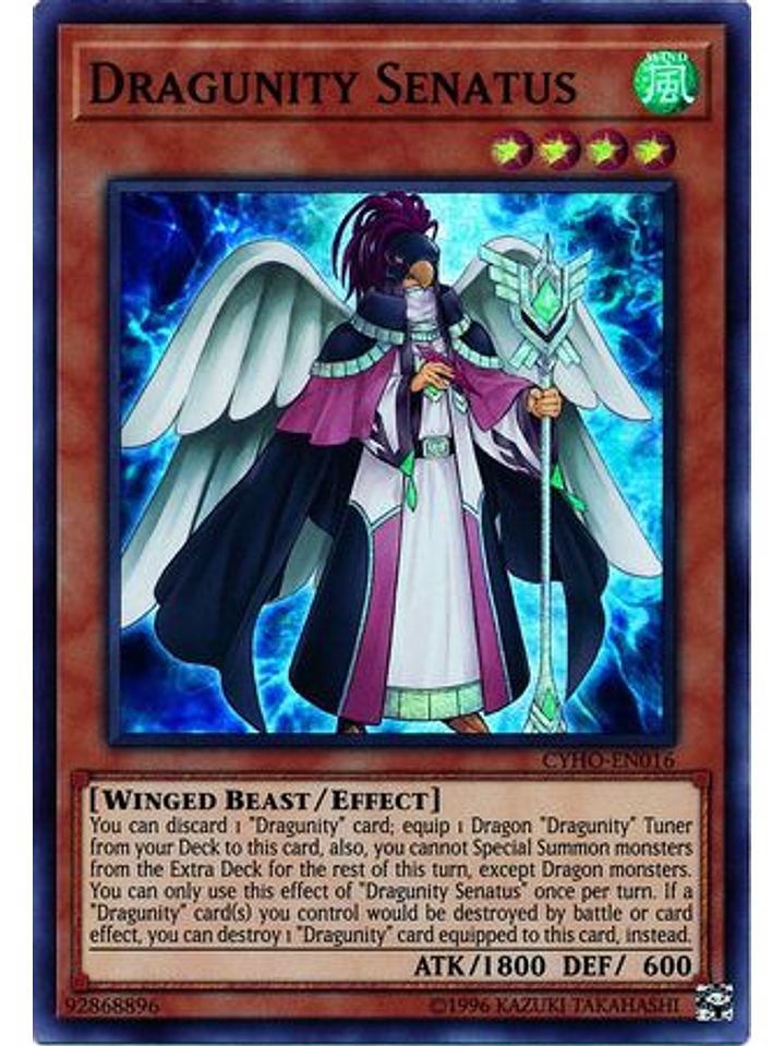 Dragunity Senatus - CYHO-EN016 - Super Rare Unlimited 1
