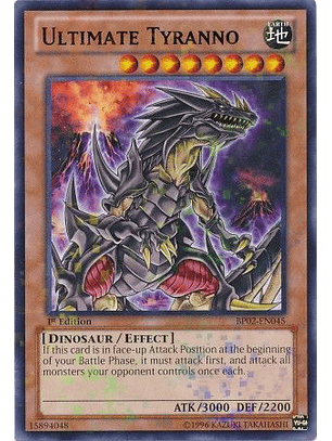 Ultimate Tyranno - BP02-EN045 - Mosaic Rare 1st Edition