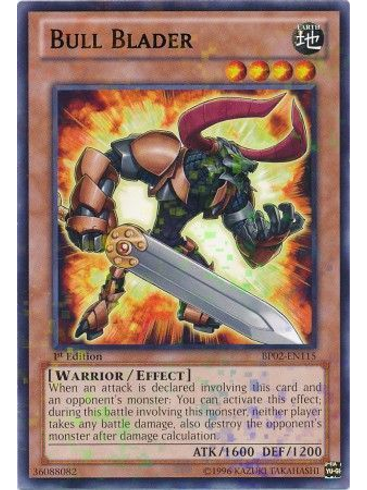 Bull Blader - BP02-EN115 - Mosaic Rare 1st Edition 1