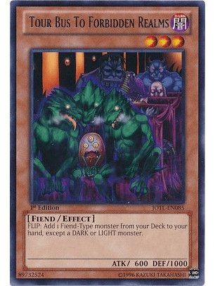 Tour Bus To Forbidden Realms - JOTL-EN085 - Rare 1st Edition