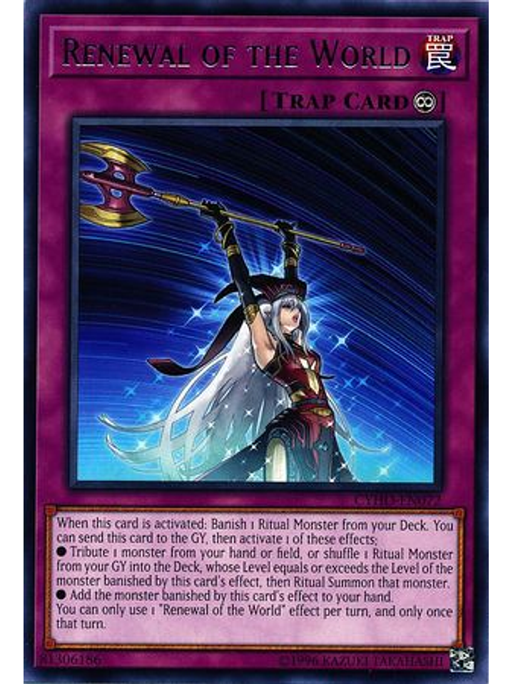 Renewal of the World - CYHO-EN072 - Rare Unlimited 1