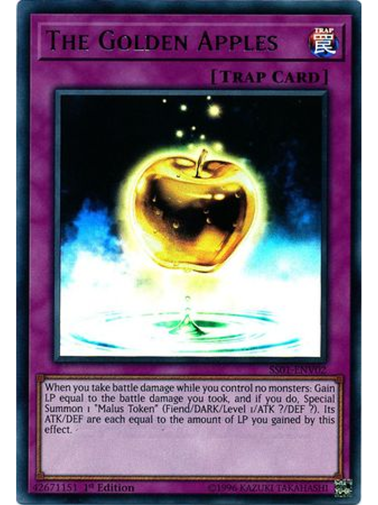 The Golden Apples - SS01-ENV02 - Ultra Rare 1st Edition 1