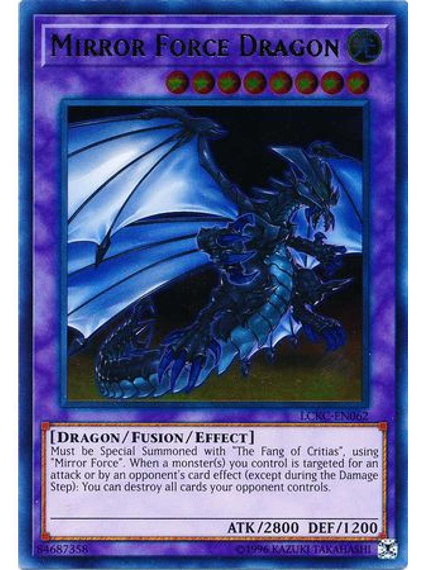 Mirror Force Dragon - LCKC-EN062 - Ultra Rare Unlimited 1