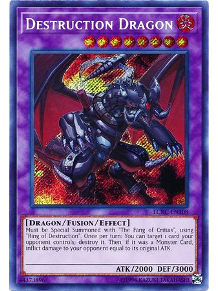 Destruction Dragon - LCKC-EN108 - Secret Rare Unlimited 1