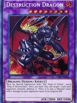 Destruction Dragon - LCKC-EN108 - Secret Rare Unlimited