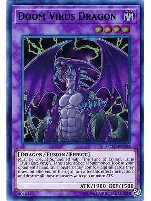Doom Virus Dragon - LCKC-EN064 - Ultra Rare Unlimited