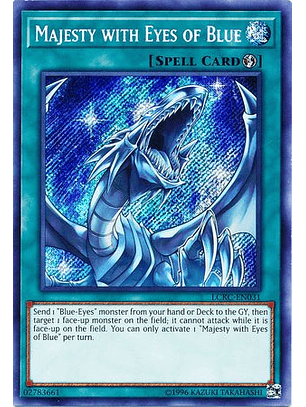 Majesty with Eyes of Blue - LCKC-EN031 - Secret Rare Unlimited
