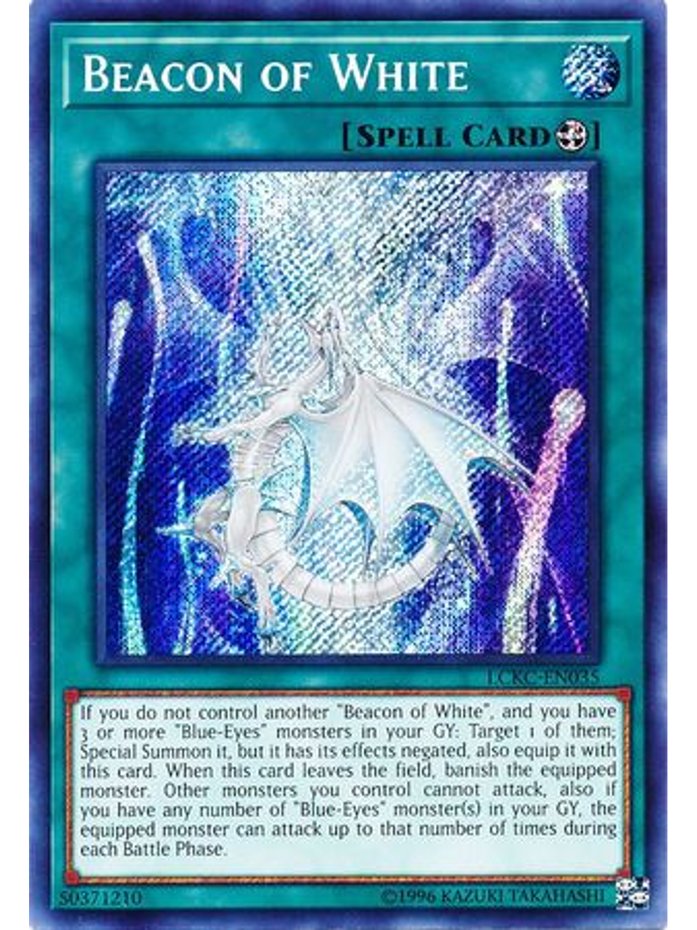 Beacon of White - LCKC-EN035 - Secret Rare Unlimited 1