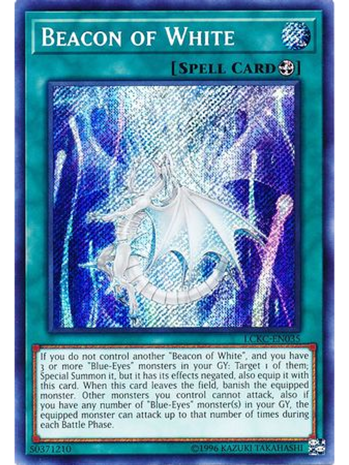 Beacon of White - LCKC-EN035 - Secret Rare Unlimited 1