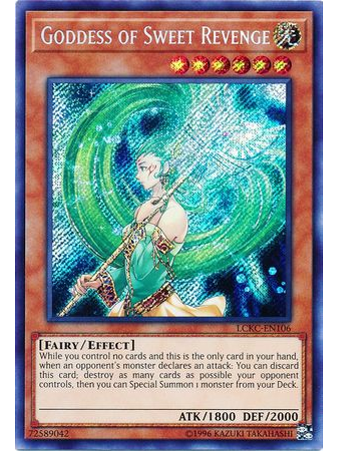Goddess of Sweet Revenge - LCKC-EN106 - Secret Rare Unlimited 1