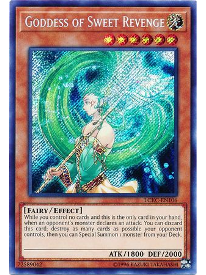 Goddess of Sweet Revenge - LCKC-EN106 - Secret Rare Unlimited 1