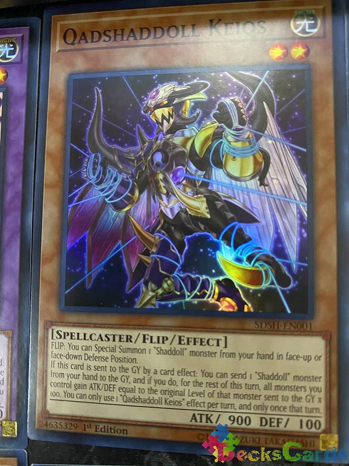 Qadshaddoll Keios - SDSH-EN001 - Super Rare 1st Edition 1