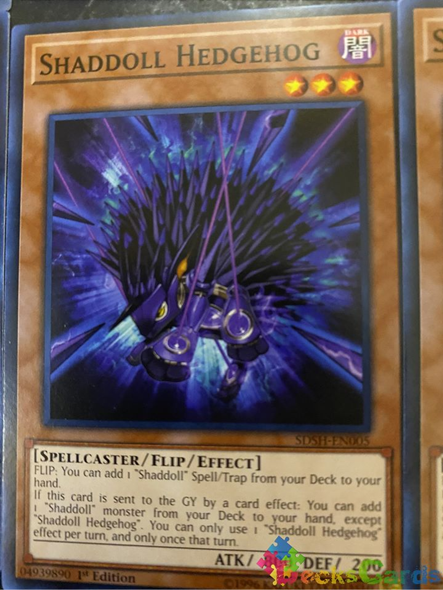 Shaddoll Hedgehog - SDSH-EN005 - Common 1st Edition 1