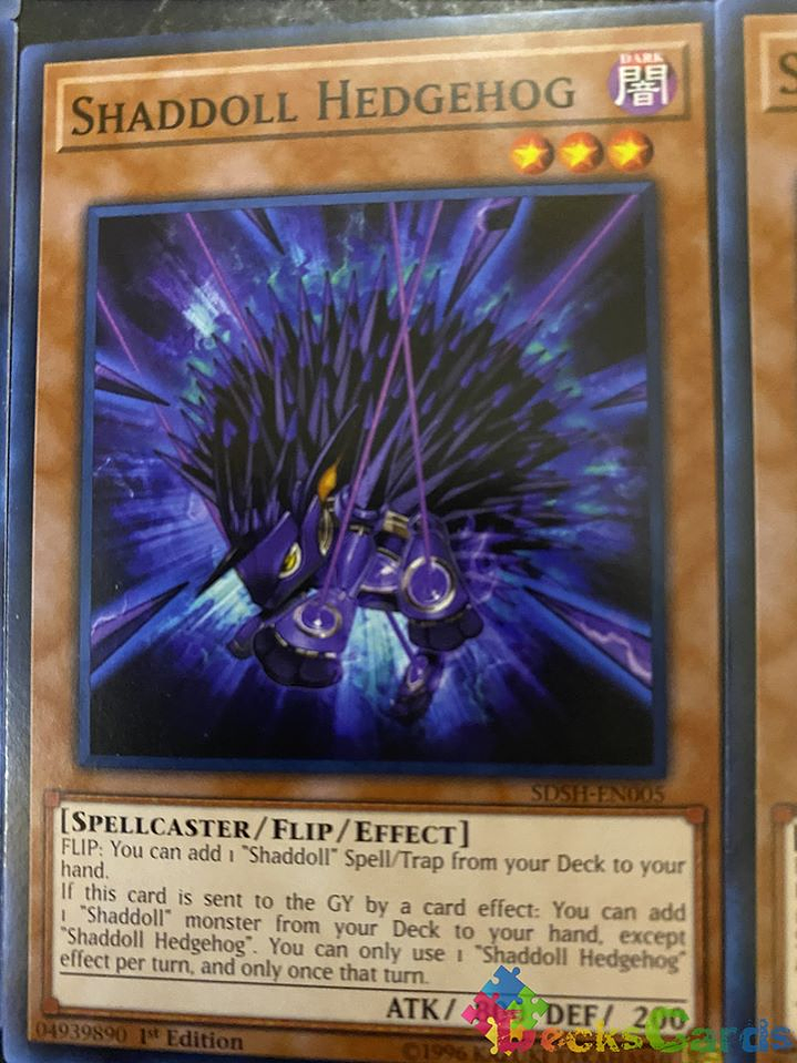 Shaddoll Hedgehog - SDSH-EN005 - Common 1st Edition 1