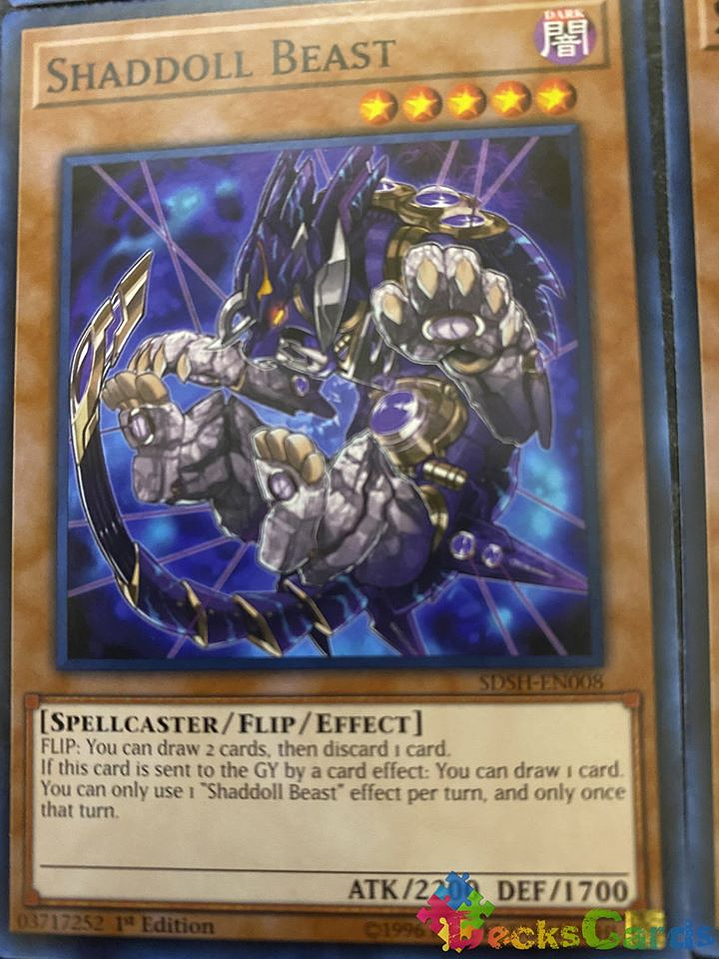 Shaddoll Beast - SDSH-EN008 - Common 1st Edition 1