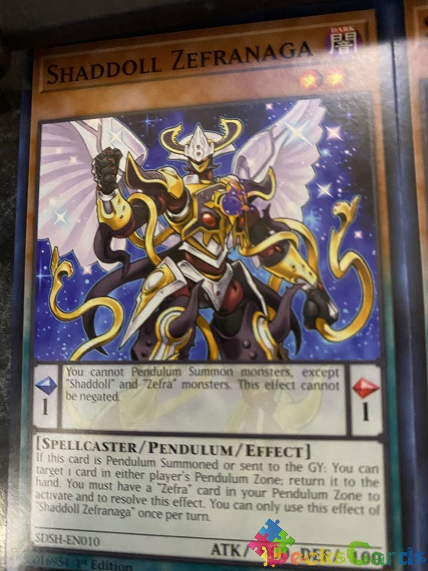 Shaddoll Zefranaga - SDSH-EN010 - Common 1st Edition 1