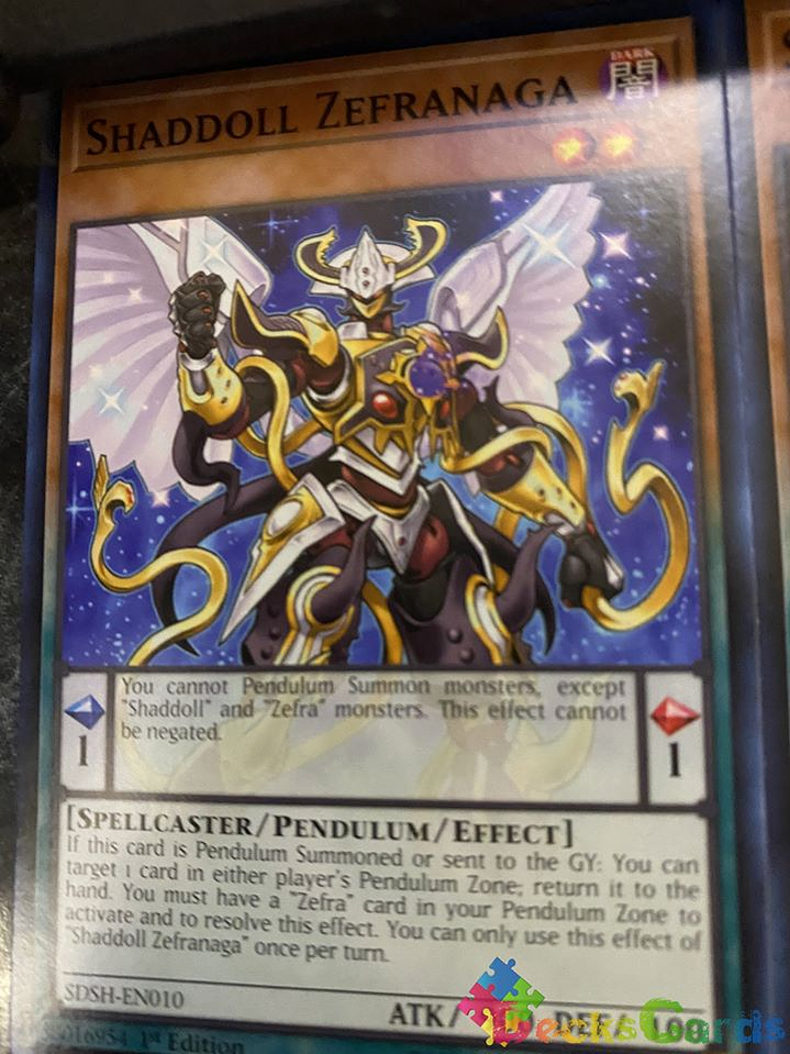 Shaddoll Zefranaga - SDSH-EN010 - Common 1st Edition 1