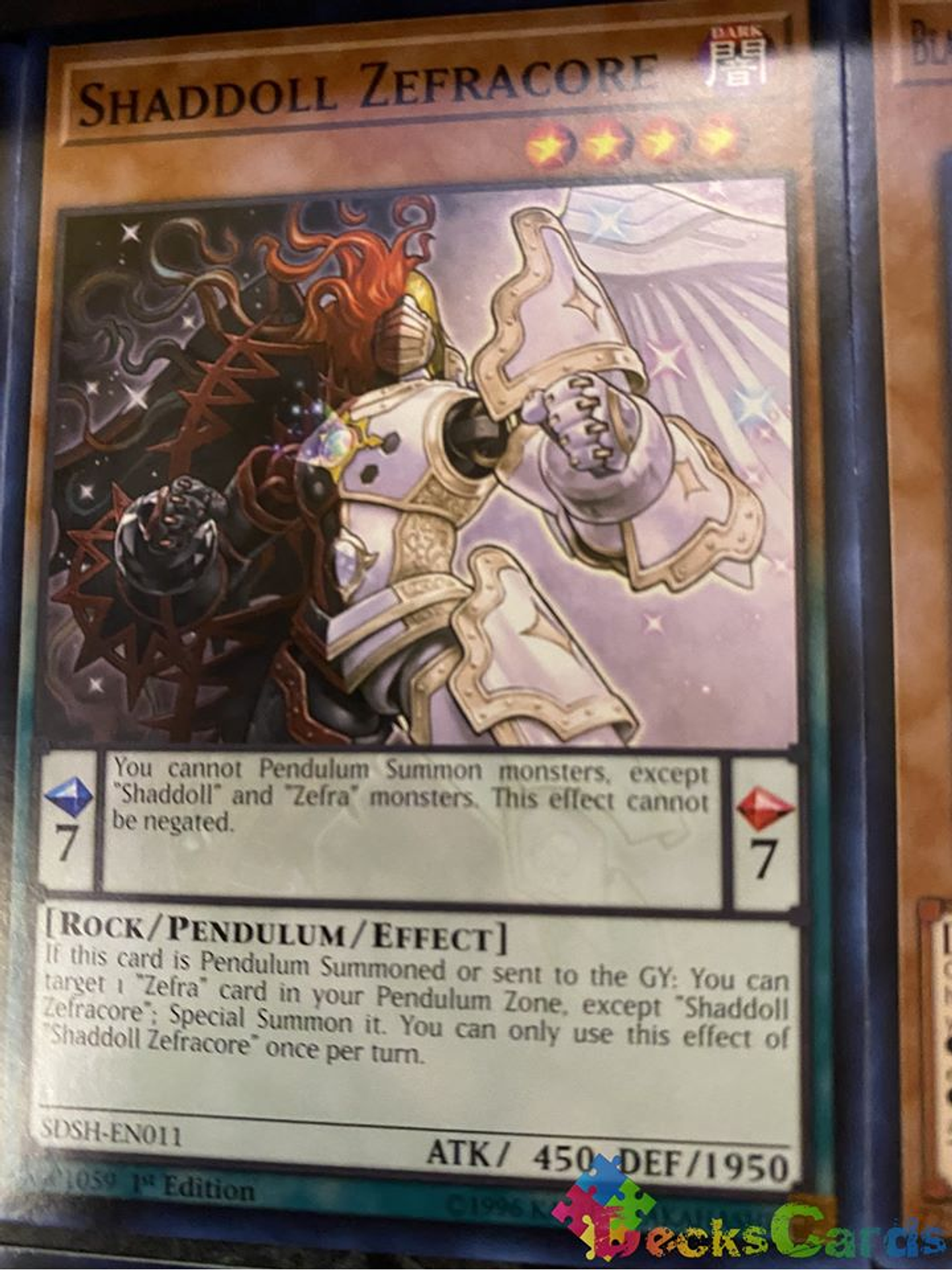 Shaddoll Zefracore - SDSH-EN011 - Common 1st Edition 1