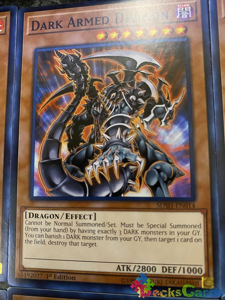 Dark Armed Dragon - SDSH-EN014 - Common 1st Edition 1